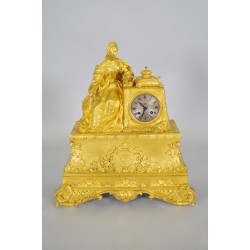 Часы Луи-Филиппа из позолоченной бронзы