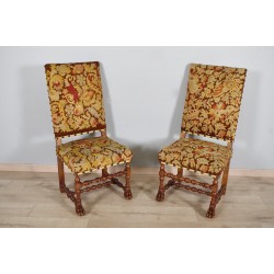 Пара стульев в стиле Людовика XIII