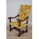 Кресло в стиле Людовика XIV из генуэзского бархата