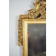Зеркало из позолоченного дерева с фронтоном XVIII века