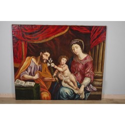 Святое семейство: картина эпохи Людовика XIII