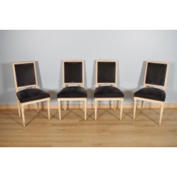Четыре расписных стула в стиле Людовика XVI