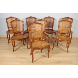 Восемь стульев в стиле Людовика XV