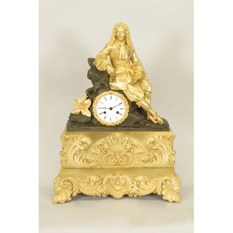 Часы Чарльз X Золотая бронза
