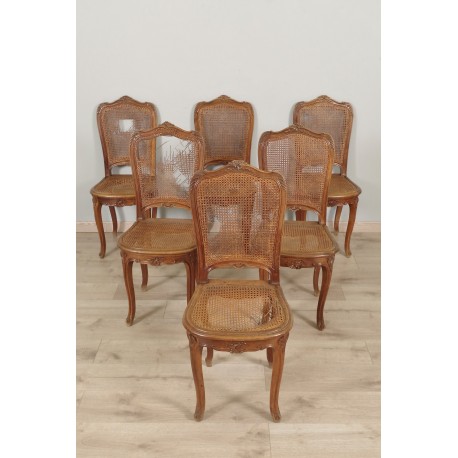 Тростниковые кресла в стиле Людовика XV